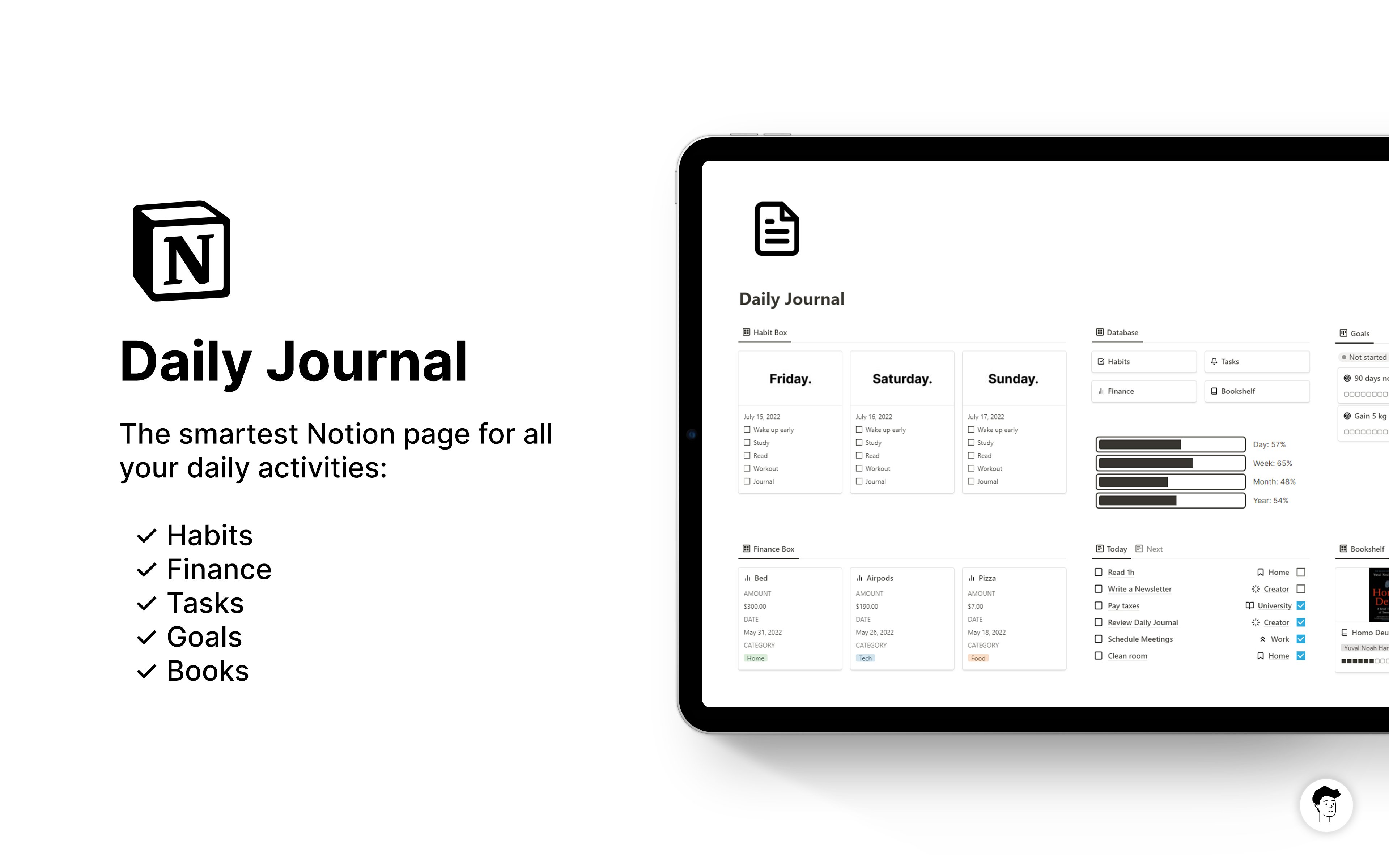Daily Journal CV Template