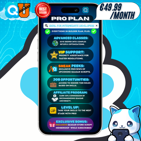 🚀 Quasar Pro Plan