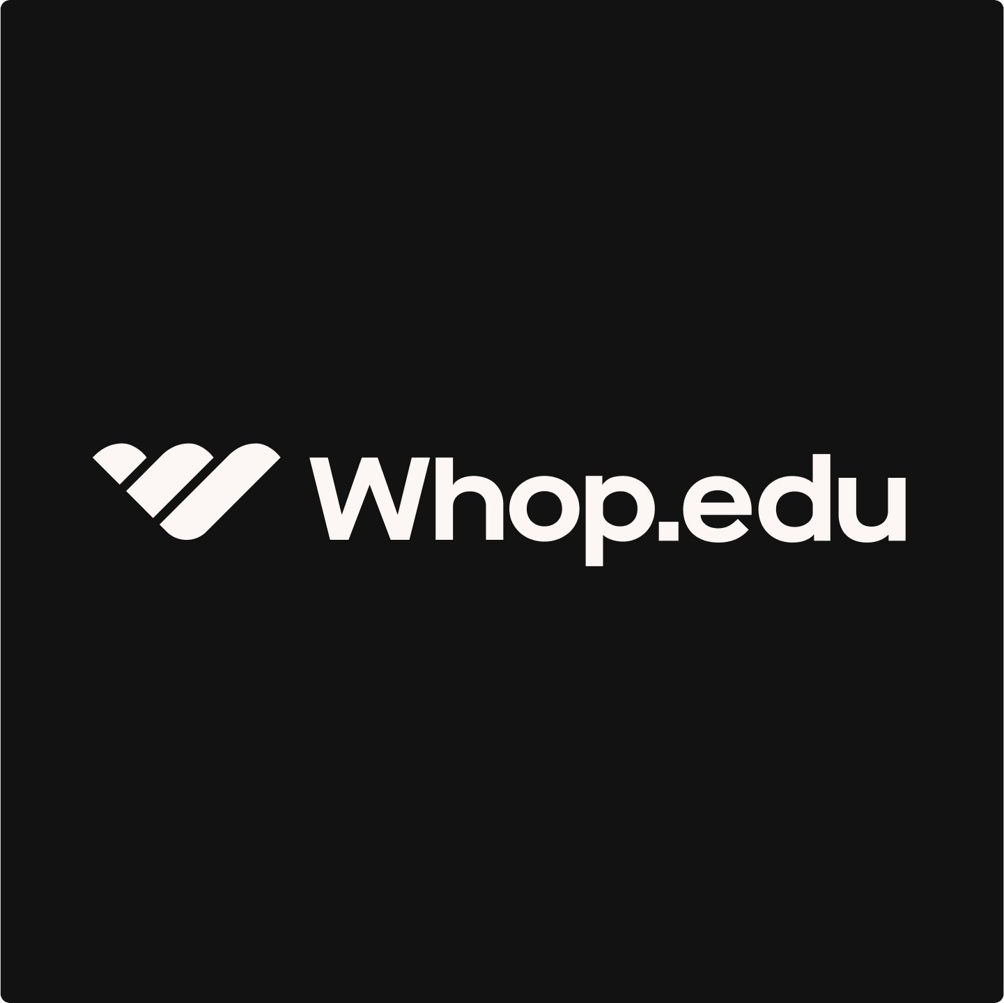 Whop HigherEd Hub