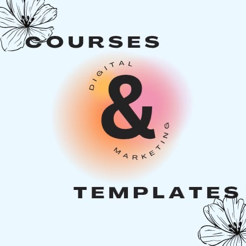 Canva template/courses 