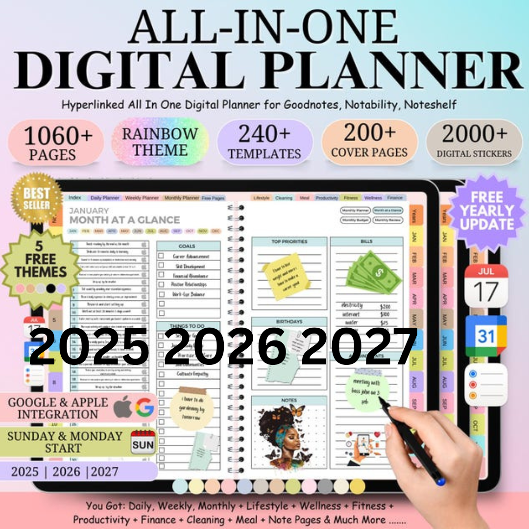 Adorise 3 yrs  Digital Planner