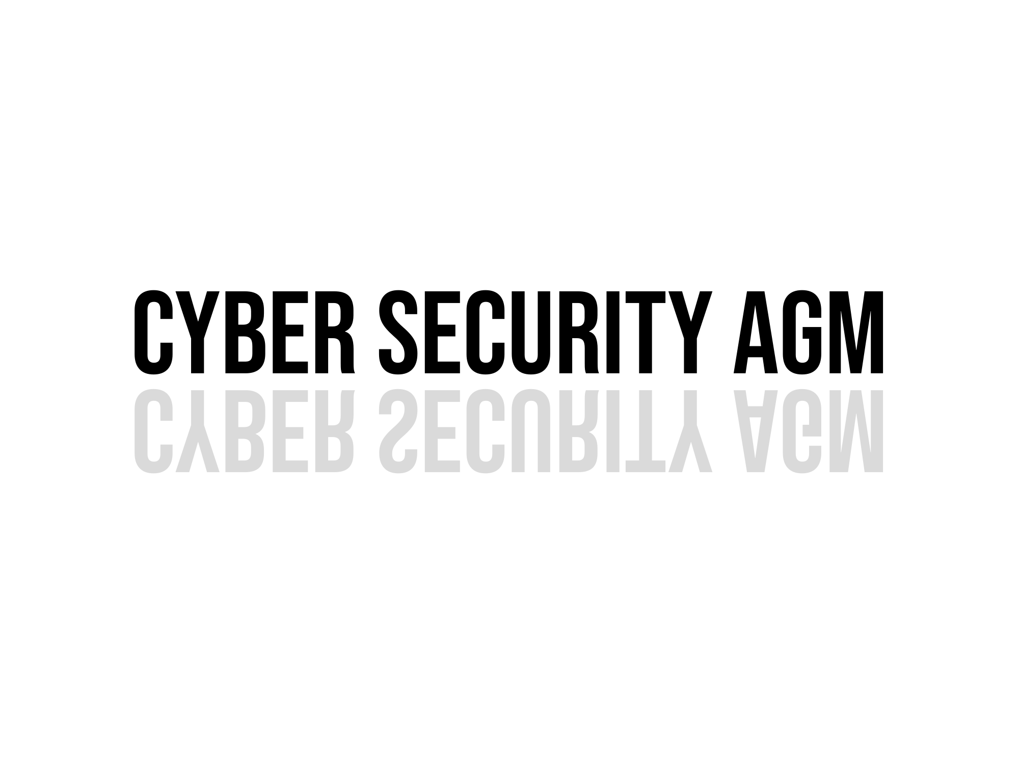 Cyber security AGM