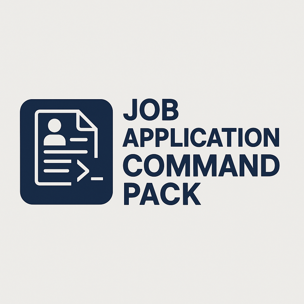 Job Application Command Pack