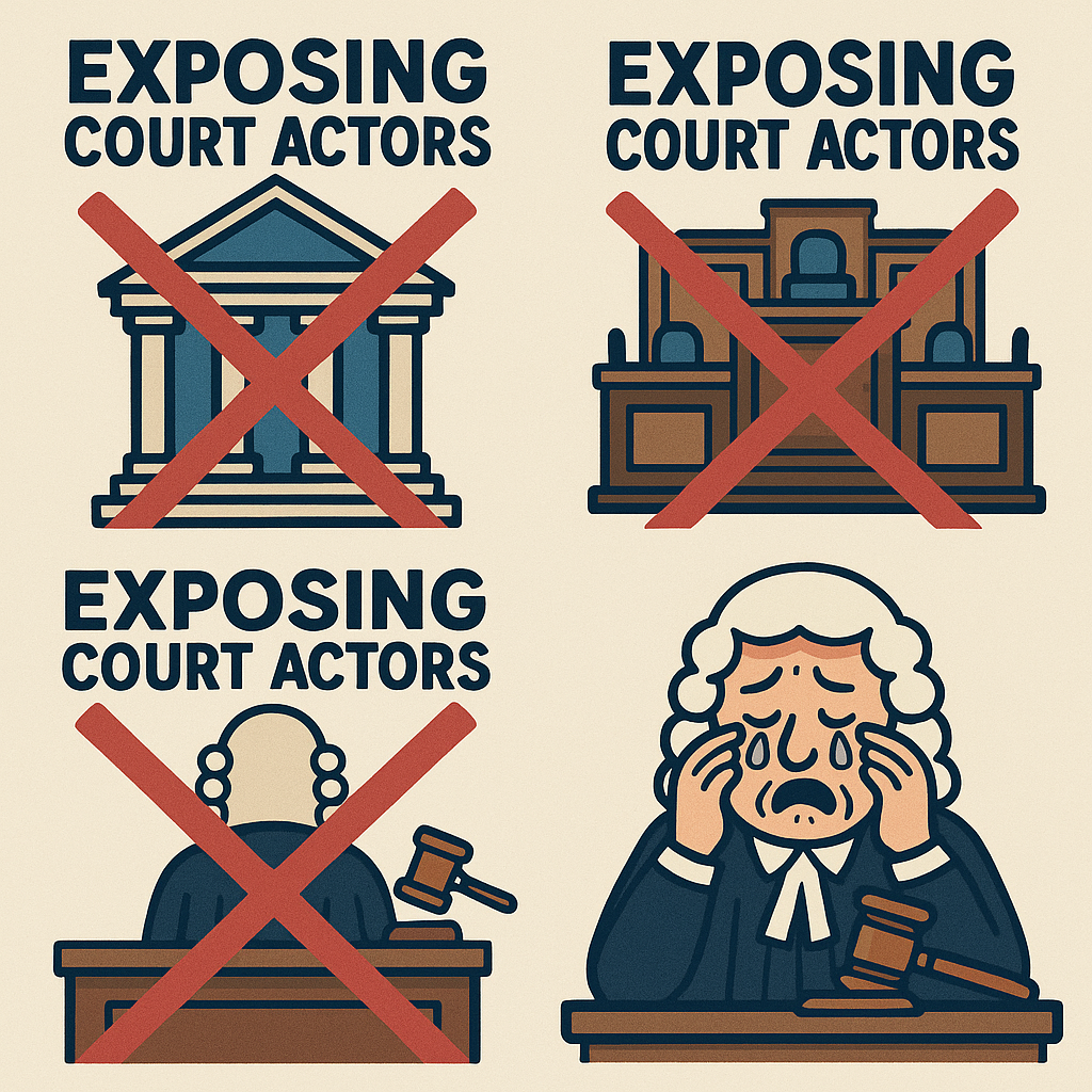 EXPOSING COURT ACTORS 