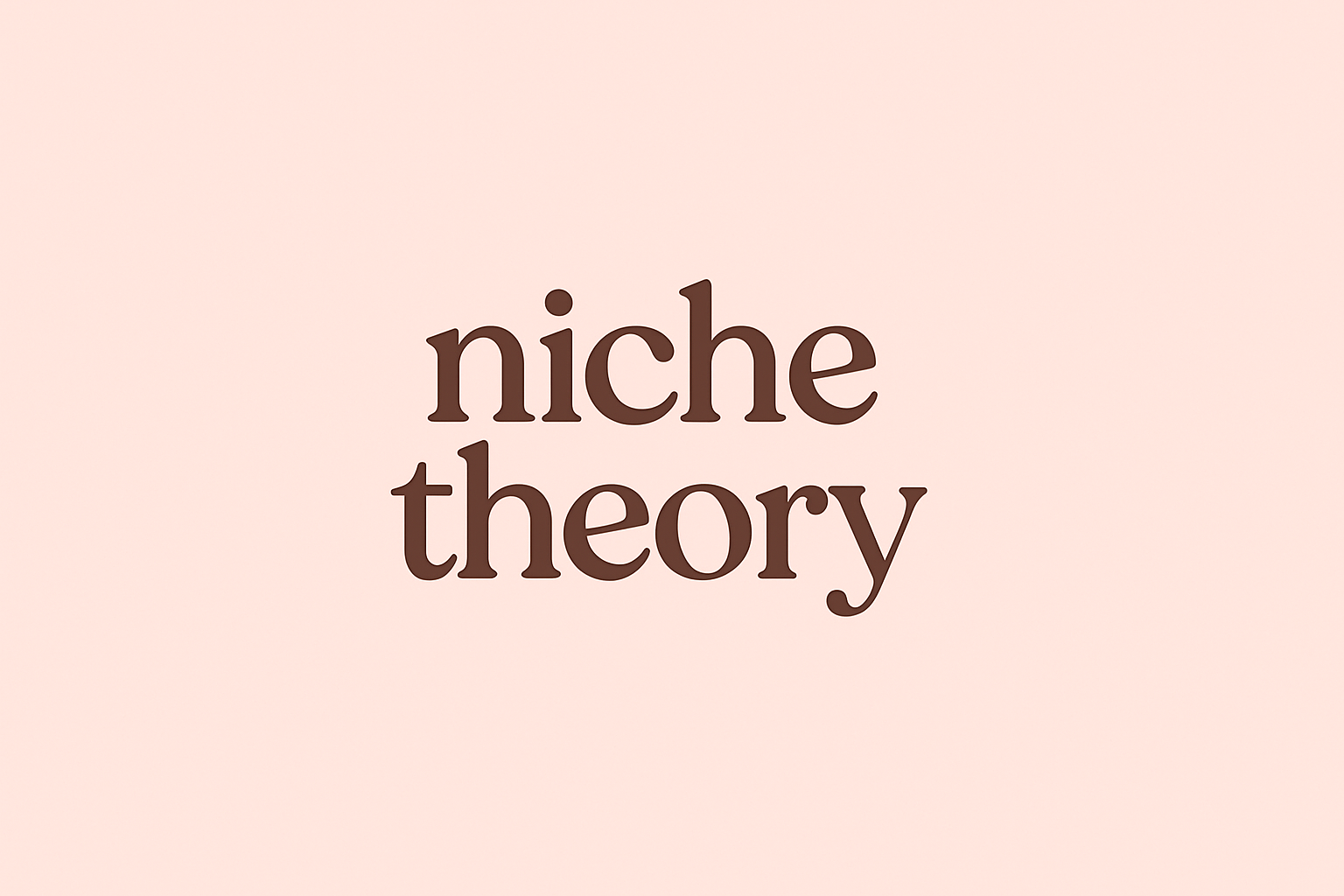 Niche Theory