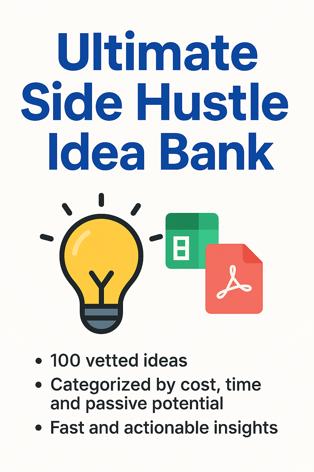 Ultimate Side Hustle Idea Bank