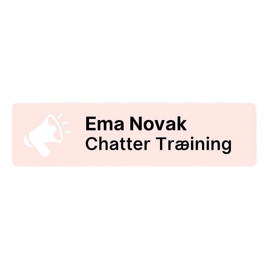 Chatter Training Ema Novak
