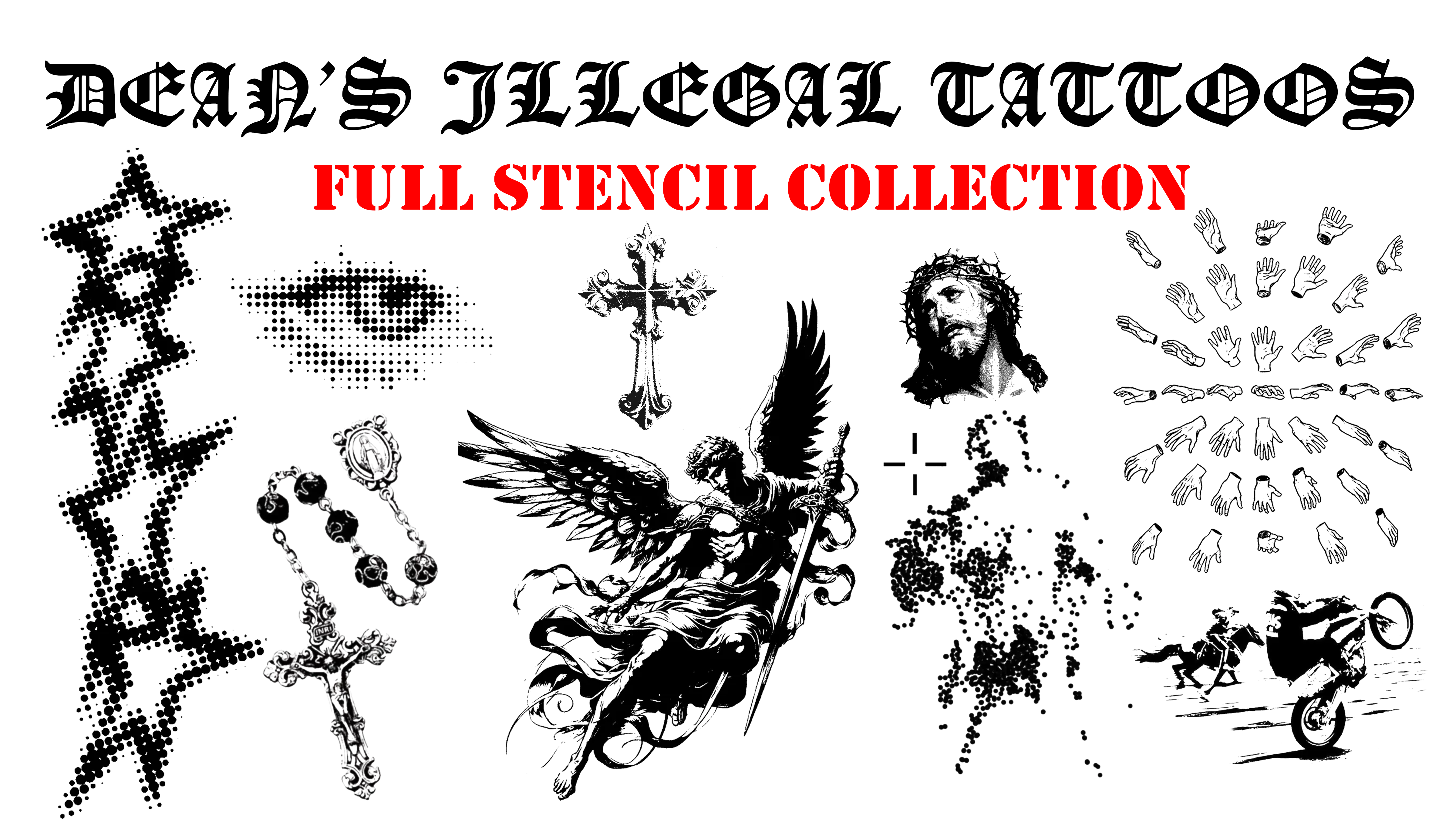 Dean's FULL STENCIL COLLECTION
