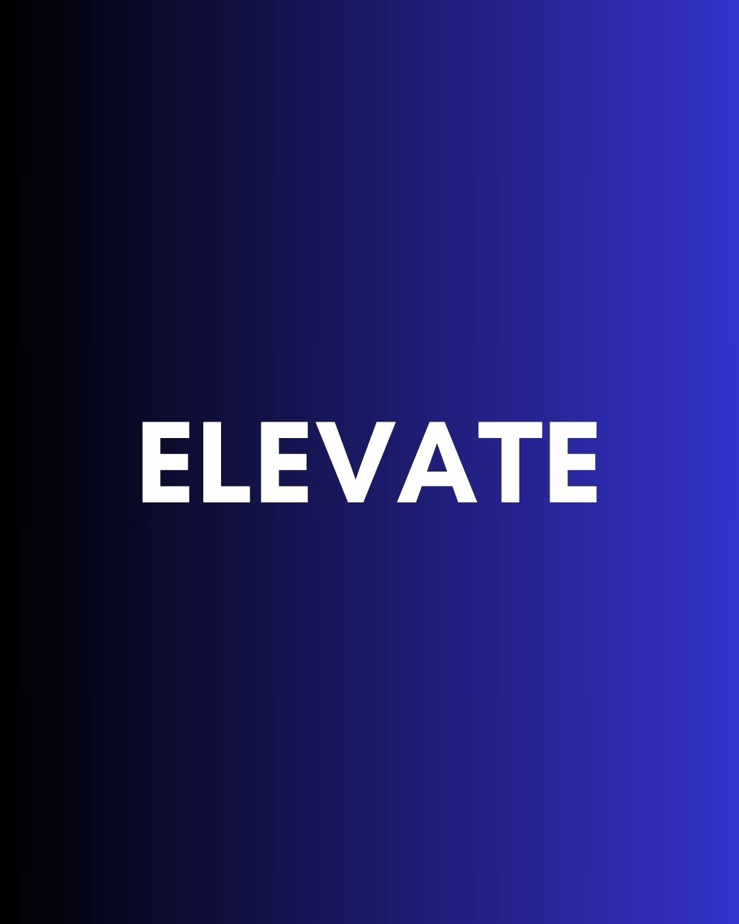 ELEVATE Coaching 1a1